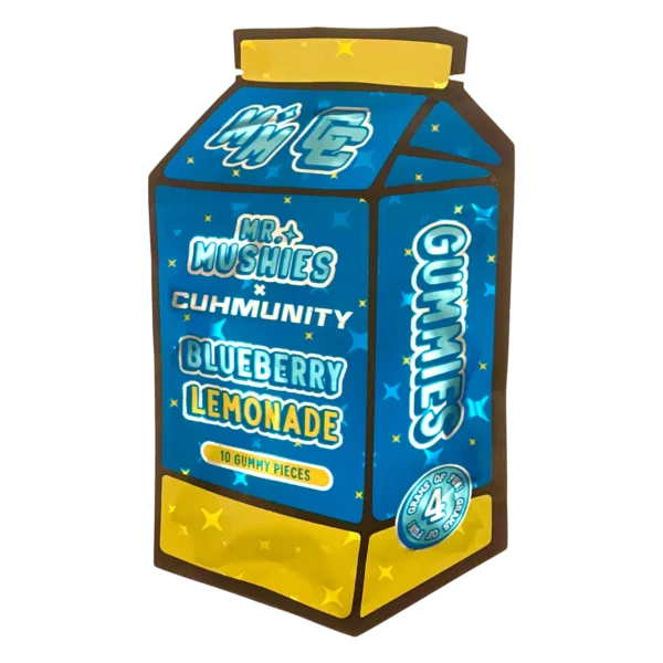 Mushies x Cuhmunity Blueberry Lemonade Gummies 4G